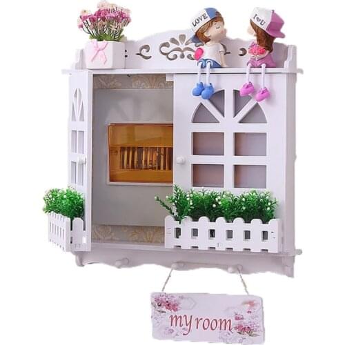 European Pastoral Electric Meter Box Decorative Box The Main Switch Power Boxes Brake Boxes Shelters Decor Shelf Storage Rack