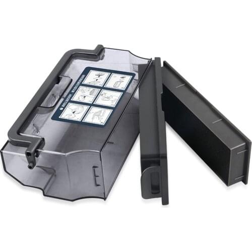 Vacuum cleaner dust box bin filter for ecovacs deebot ozmo 610 robot vacuum cleaner parts filters replacement