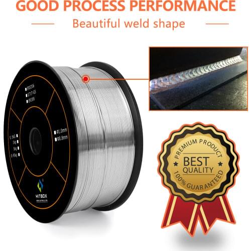 HZXVOGEN 0.8mm Mig Wire Flux Cored Self-Shielded 1kg No Gas Wires Iron Welding Carbon Steel Gas-Less Mig Welder Accessories