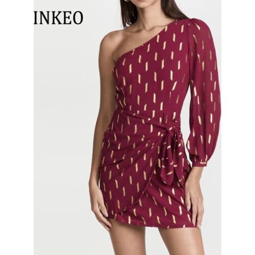 Inkeo Summer Dresses With Print