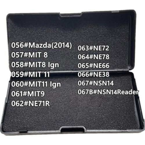 56-67 LiShi 2 in 1 tools Mazda 2014 MIT8 MIT11 MIT9 MIT6 NE71R NE72 NE78 NE66 NE38 NSN14 direct reader auto locksmith tools