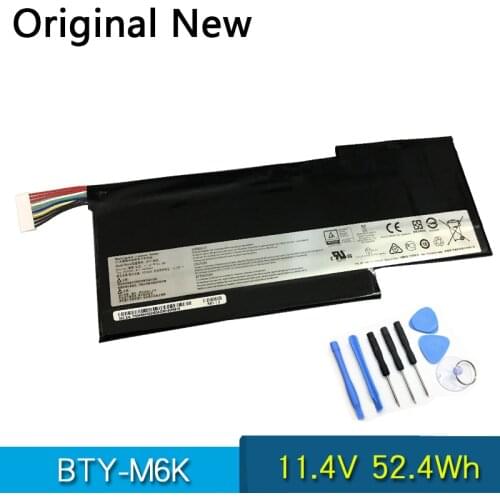 NEW Original BTY-M6K Laptop Battery For MSI MS-17B4 MS-16K3 GF63 Thin 8RD 8RD-031TH 8RC GF75 Thin 3RD 8RC 9SC GF65 Thin 9SE/SX