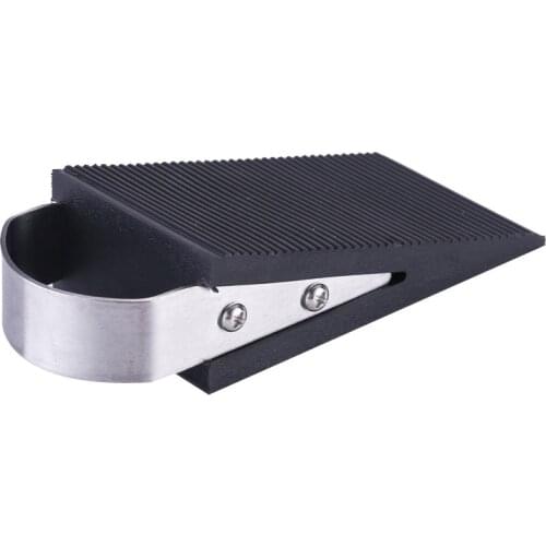 1pcs Rubber Door Stopper Wedge Block Guard Wind Dust Blocker Stopper Protector For Home Children Office With Stainless Steel