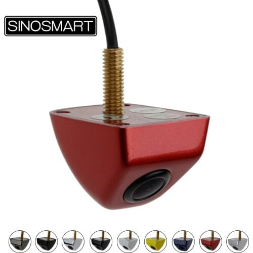 SINOSMART Hot Sale Universal HD Car Parking Reverse Backup Rear/Front Camera for Vehicle Yellow Bule Red Brown White Black