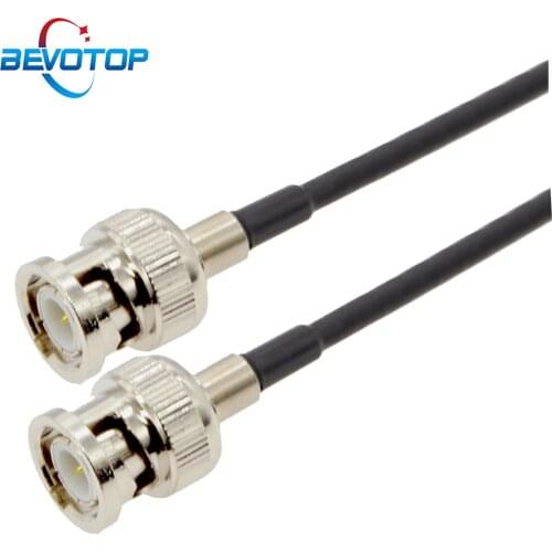1PCS RF Cable BNC Male to BNC Male Plug RG174 Pigtail Extension Coax Cable CCTV Camera DVR System RF Coaxial Jumper
