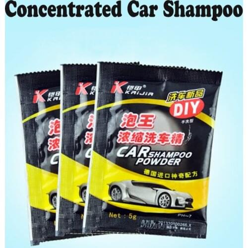 10PCS concentrated car shampoo deck foam soap high pressure washer suppliers for snow foam gun car cleaning accessories 5g
