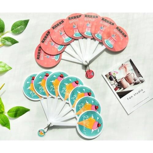 1000pcs Wholesale Custom Photo Making Advertising High Quality Make hand-held Fans