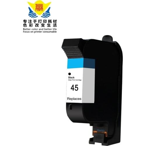 2 pieces/lot) Remanufactured ink cartridge hp45 (51645A ) use for Deskjet 820 850 855 870 1120 HPs Deskjet 1120cxi 1220c-p