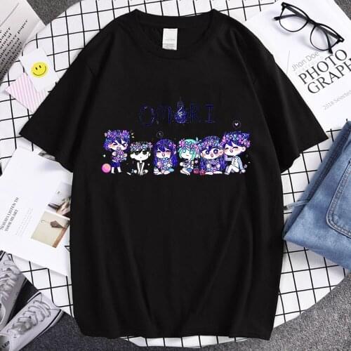 2021 Cool Fashion Casual Style Couple Wear Omori Printed Couple Tee Unsiex High Quality Classic Comfortable Trend Style Clothing