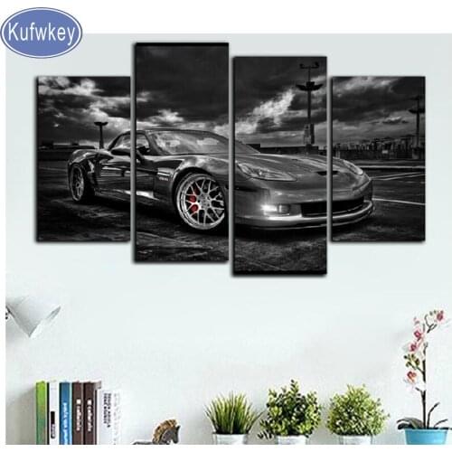 Diamond embroidery car diamond painting 4pcs/set full square new arrival diamond mosaic icons,christmas decorations for home