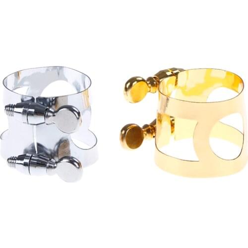 Alto Saxophone Sax Mouthpiece Ligature Metal Clip FastenerMouthpiece Ligature Professional Alto Saxophone