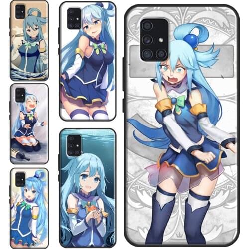 Konosuba Aqua Case For Samsung A12 A32 A42 A52 A72 A10 A20S A40 A70 A50 A21S A20e A11 A31 A41 A51 A71