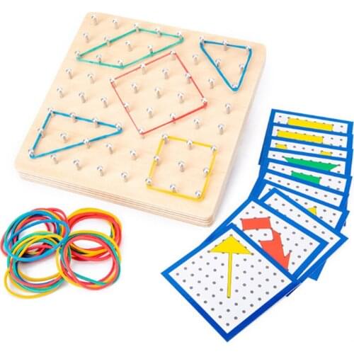 Baby Toy DIY Color Shape Games ChildrenWooden Learning Educational Games Puzzles Toys for Kids Brain Teaser Funny Montessori