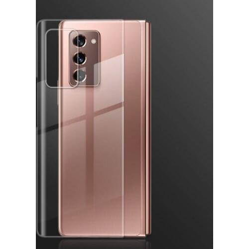 For Samsung Galaxy Z Fold 2 5G Hard PC Plastic Clear Transparent Back Cover Case For Samsung Galaxy Z Fold 2 W51 5G Bumper Cases