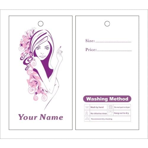 Custom print hang tags price label famous template 004 we can custom all kind of tags for you
