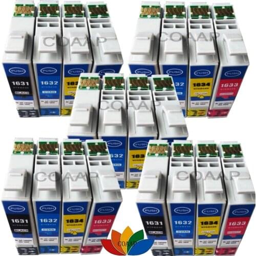 20 Compatible EPSON 16XL T1631-T1634 Ink Cartridge for Workforce 2530WF 2540WF 2010W 2510WF 2520NF inkjet Printer