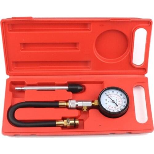 Compression Tester Kit Small Engine Cylinder Test Pressure Gauge Tool Set Testing Motorcycle Car Automobile Au17 21 Dropshipping