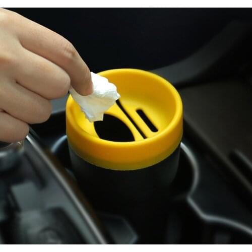 Box Car four-in-one trash can mini plastic pumping bucket car accessories multifunctional coin storage bucket pumping