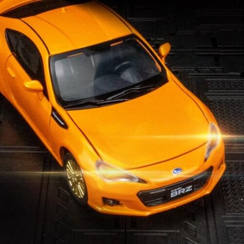 1/32 2019 SUBARU BRZ Sports Car Diecast simulation Model toys Metal Chassis Shock Absorption Collection Ornaments for adult boy
