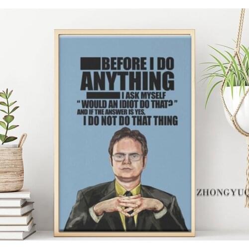 The Office - Dwight K. Schrute canvas prints Wall Art Canvas Print ClassicFabric Wall Poster Art Decor