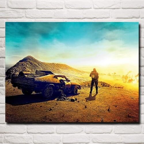 FOOCAME Mad Max Fury Road Movie Posters and Prints Wall Art Silk Fabric Painting Modern Home Decor Pictures Bedroom Decoration