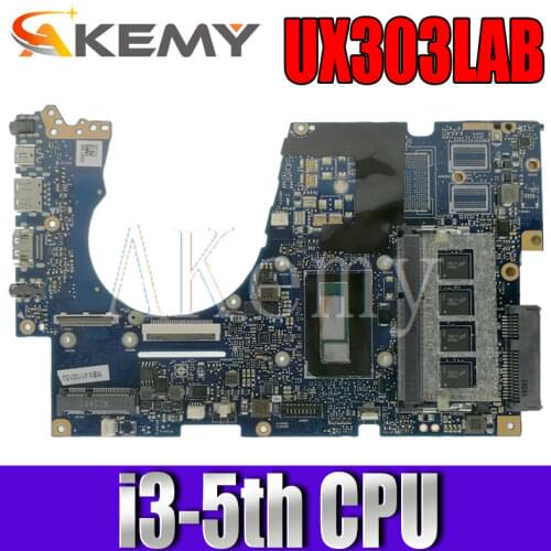 UX303LAB Motherboard 4G RAM I3-5005 CPU For Asus UX303LA UX303LB UX303LN UX303L UX303 Laptop motherboard UX303LAB Mainboard