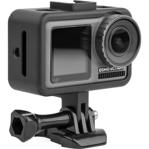 Protective Aluminum Alloy Frame Shell for DJI Osmo Action Housing Case Sports Camera DJI Osmo Action Mount Holder Adapter Cover