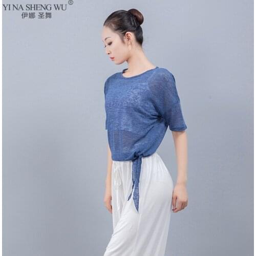 1 Piece Plus Size Loose Top Belly Dance Practice Dancewear Short Sleeves Tops Bellydance Accessories Women Sexy Transparent Top