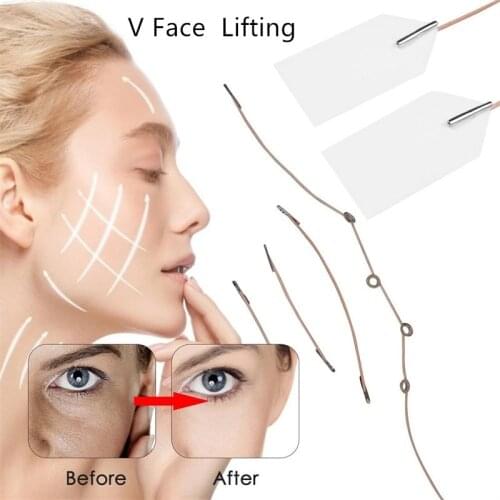 40 Pcs/Set Invisible Women Makeup V Face Shape Stickers Slimming Tools Lines Neck Chin V Shaper V-Line Lifting Tapes