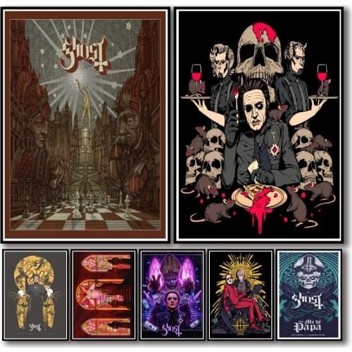 5D DIY Diamond Painting Cross Stitch Kits Ghost Band Funny Wall Diamond Embroidery Full Round Diamond Mosaic Home Decor Art