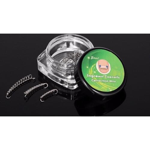 6pcs Medical stainless steel wire Ingrown Toe Nail Correction Wire Fixer Pedicure Recover Pedicure file Thick Paronychia