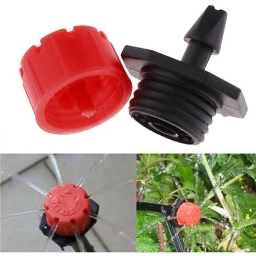 10PCS 11cm Hook Fixed Stems Bubbler Drip Irrigation Adjustable Emitters Stake Water Dripper For micro-irrigation Garden Flowers