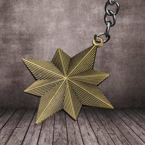 Vintage Avengers-Captain Marvell Key Chain Movie Derivatives Ornaments Figures Key Pendant Keyrings Toys Keychain Present