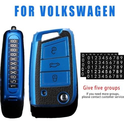 Car Key Cases Cover For Volkswagen VW Golf7 MK7 Tiguan Seat Ibiza Leon FR 2 Altea Aztec For Skoda Octavia Kodiaq Karoq Seat Leon