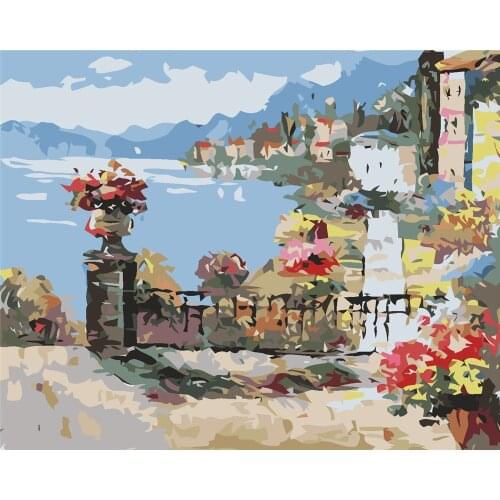 Ephemeral Diy Painting By Numbers No Frame Coloring Picture By Number Abstract Impression Art Pictures With Colors