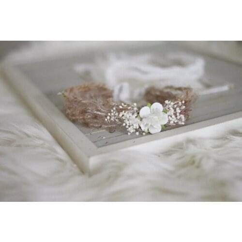 New baby head flower girl headbands creative artist newborn photography props baby headband studio photo