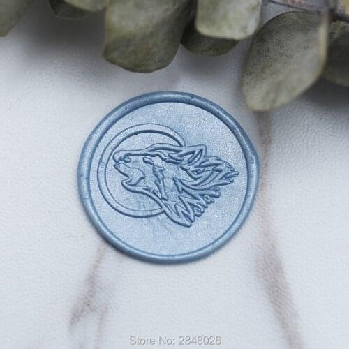 Howling wolf Wax Seal Stamp,party stamp,wedding seal, invitation seals,wedding invitation