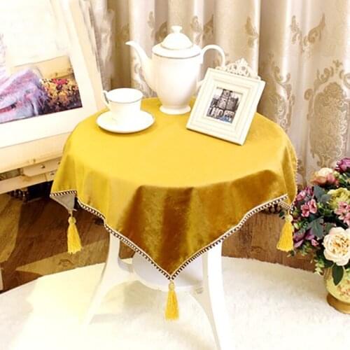 Bedside Tablecloth Cover Solid Color Multi-PurposeRefrigerator Air Conditioner TV Mantel Mesa скатерть на стол Tafelkleed