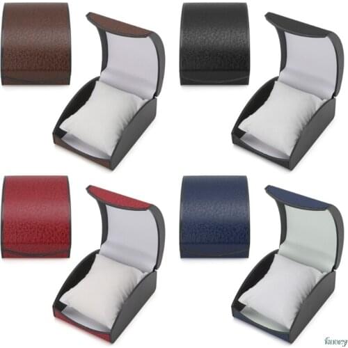 Luxury Wristwatch Box Display Case Gift For Jewelry Bracelet Faux Leather Holder watch box