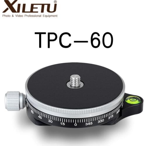XILETU TPC-60 Tripod Head ACRA SWISS Panoramic Tripod Head Video 360 Camera MiNi Tripod Head For Camera DSLR Alluminum