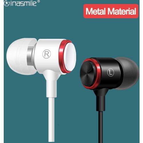 Heavy bass stereo earphones with MIC wire controlled HIFI earphones 3.5mm Type-C wired earphones for Phone Xiaomi Samsung Huawei