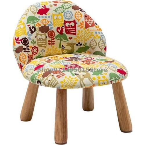 Childrens Chair Home Creative Cute Small Stool Cartoon Small Bench Baby Chair