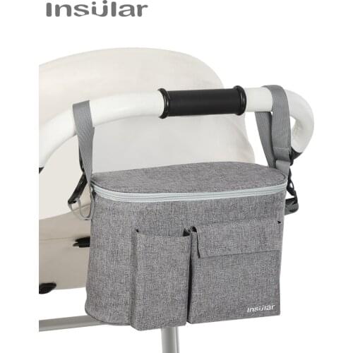 INSULAR Baby Stroller Bag Organizer Bottle Cup Holder Diaper Bags Maternity Nappy Bag Accessories for Portable Baby Carriage