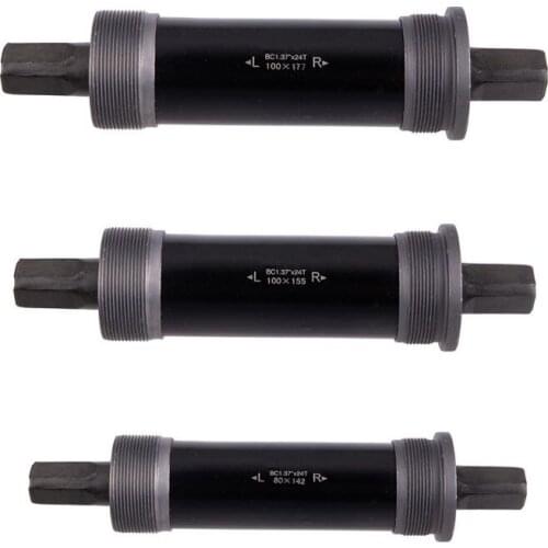 Bicycle Square Tapered Bottom Bracket Axis for Fat Snow Bike Integrated Sealed Bearing Shaft Shift with Screw Riding Accessories