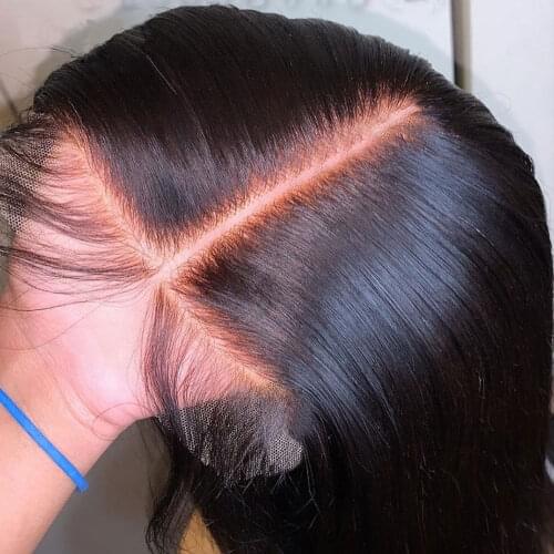 30 Inch Bone Straight Human Hair Wigs For Women Brazilian Lace Front Wig Human Hair Transparent Lace Frontal Wigs Pre Plucked