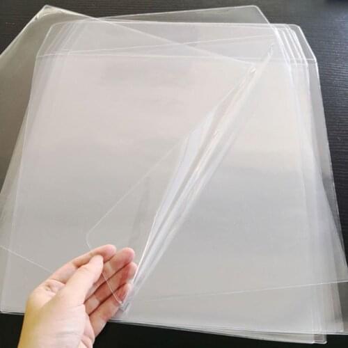 5Pcs/bag Thicken PVC Outer Sleeve Record Protective Bag for 12" LP Vinyl Records 95AF
