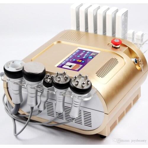 6in1 Cavitation Ultrasonic Radio Frequency Vacuum Fat Loss Salon Beauty Laser beauty Machine