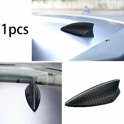For Chevrolet Camaro -2020 Real Carbon Fiber Car Roof Aerials Shark Fin Styling Antenna Cover Radio Trim Accessories