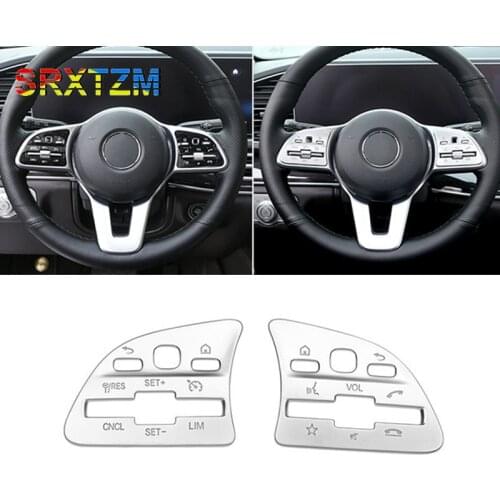 Car Styling Steering Wheel Button Sequins Cover Sticker Trim For Mercedes Benz W177 W205 W213 W247 W167 Interior Modified Decal