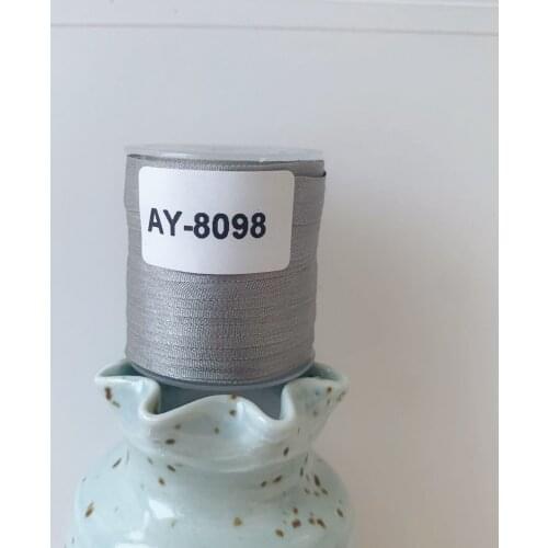 AY-8098 A Roll Wholesale 2mm-36mm 100% Pure Silk Embroidery Ribbons Handcraft Supply Double Faced Thin Taffeta Silk Ribbon